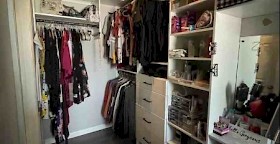 Installed Walk in Closet