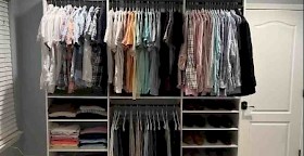 Installed Walk in Closet